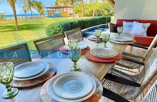 Porto de Galinhas Apartment | Luxury Sea Front with Pool at La Fleur Polynesia