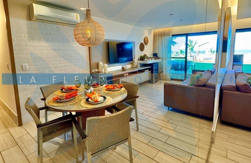 Porto de Galinhas Apartment | Luxury Sea Front with Pool at La Fleur Polynesia
