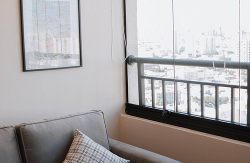 Ipiranga Apartment | Modern Studio 2 Minutes from Sacomã Metro Station, 600mb Wi-Fi | SP Expo