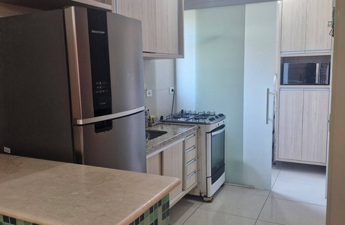 Jardim Praiano Apartment | New apartment with large balcony and swimming pools.