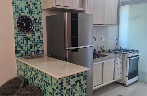 Jardim Praiano Apartment | New apartment with large balcony and swimming pools.