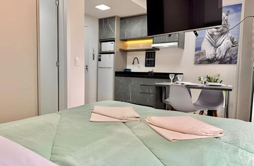 Novo Mundo Apartment | New England Apto C/Design & Estilo Marcante/TV