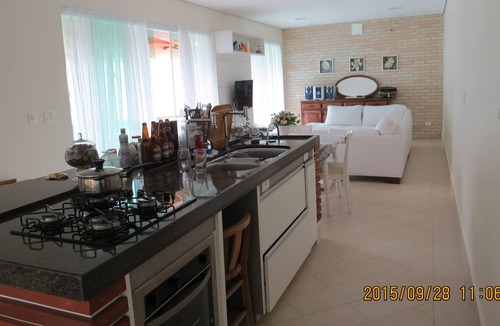 Guarutuba House | New House Ground Floor, Pool, Garden, between two rivers, beach at 250m, Market.