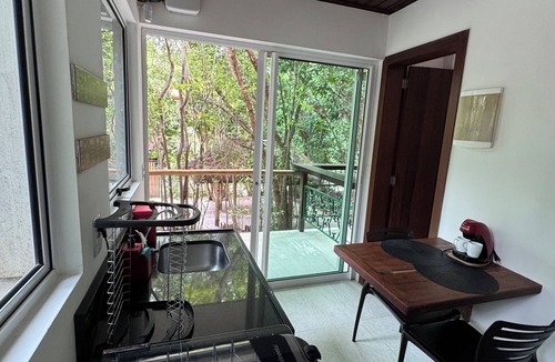 Pipa Apartment | Ninhos da Pipa Flat 02 Refuge with modern architecture immersed in the Atlantic Forest