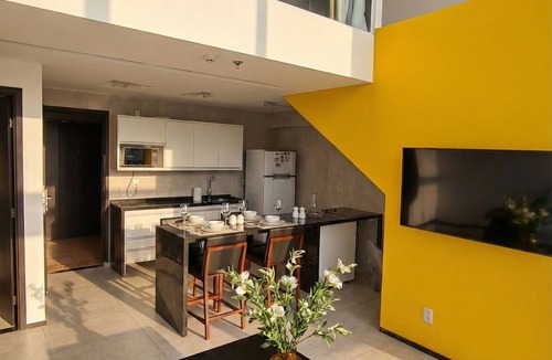 Barra de Jangada Apartment | Ocean Front Panoramic View Duplex Loft 34th floor with Beautiful Pool