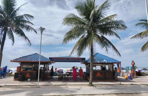 Mongagua Apartment | Pé na areia Balneário de Mongaguá