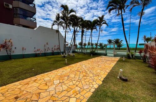 Caioba Apartment | Pé na areia de frente ao mar