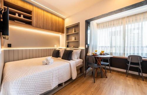 Jardins Apartment | PA16 - Novo Bhaus Jardins - Setin Pamplona - 10o andar - Paulista - Metrô - Parque Trianon - Masp - Shopping Cidade São Paulo - Estacionamento pago 24h em frente
