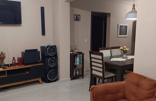 Parque Enseada Apartment | Penthouse apartment 500m from Enseada beach, barbecue and private children's pool