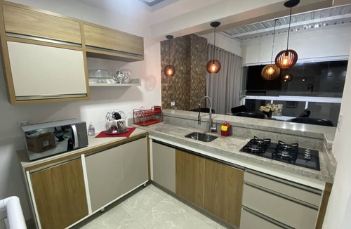 Jardim Vitoria Apartment | Penthouse apartment 200 meters from the beach overlooking the sea.