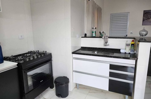 Pereque-Acu Apartment | Perequê-Açú - 200m from the beach Air conditioning Grill 8 Guests