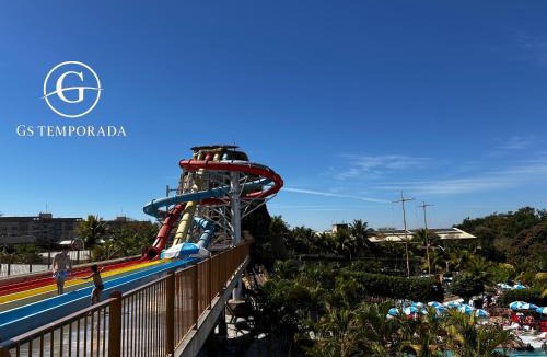 Caldas Novas Apartment | Piazza com acesso ao Acqua Park, Splash e Slider