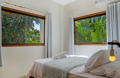 Serra Grande Apartment | Piscina Aquecida, Jacuzzi, internet veloz, no centro de Serra Grande - Apt Laranja - Vila Pitangueira