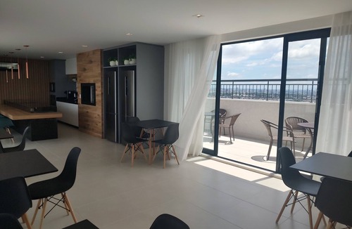 Portao Apartment | Plus Portão Apartment with balcony, Shopping, Gym