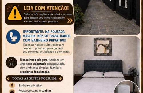 Prata Hostel | Pousada Marduk excelente localização suites simples com banheiro privativo Dispensamos hóspedes exigentes