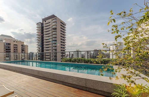 Campo Belo Apartment | Practical Studio 1.3km From the Metro Gba1104