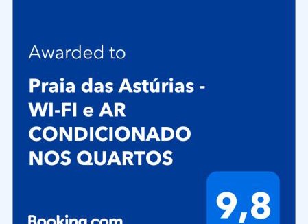 Tombo Apartment | Praia das Astúrias - WI-FI e AR CONDICIONADO NOS QUARTOS