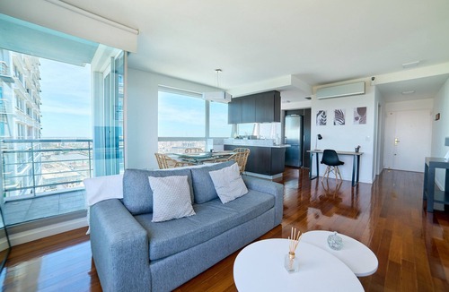 Buenos Aires Central Business District Apartment | Puerto Madero 38th Floor River View In Front of the Hilton