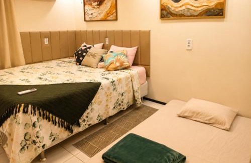 Areia Preta Apartment | Quarto triplo em Petrópolis