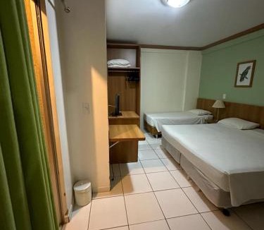 Caldas Novas Apartment | Resort Golden Dolphin Grand Hotel 517 - com roupa de cama e banho