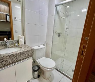 Aguas Claras Apartment | S4 Hotel 716 - Piscina Aquecida, Sauna, Garagem Gratuita - By Hospede Fácil