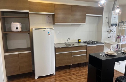 Mongagua Apartment | Seafront apartment with barbecue on the balcony and swimming pool