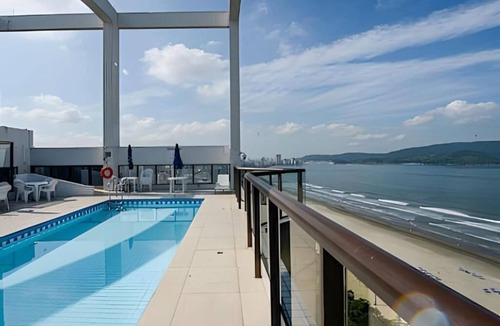 Boqueirao Apartment | SHB - Beach Vibe Estilo Vista Mar Sacada