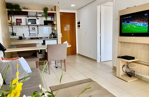 Boqueirao Apartment | SHB - Charming Apartment with Ocean Pool and Wi-Fi