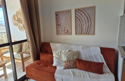 Armacao Apartment | Smart Convenções quarto e sala, próximo ao Centro de Convenções de Salvador 28m2