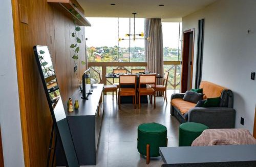 Bananeiras Apartment | Sossego na serra vista para vale e lazer completo