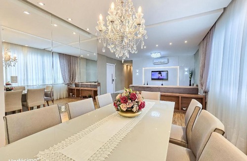 Andorinha Apartment | Spacious 3 Suite Apartment with BBQ and 2 Parking Spaces in Meia Praia Itapema
