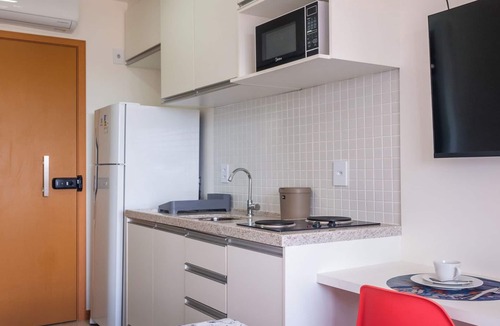 Boca do Rio Apartment | Stúdio com Wi-Fi próximo do mar com vista incrível
