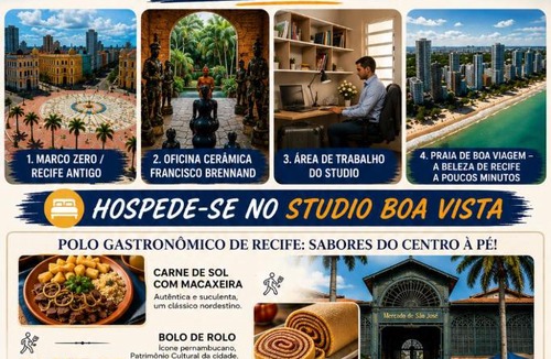 Boa Vista Apartment | Studio BV no coração do Recife