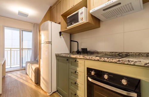 Pinheiros Apartment | Studio c Academia e Coworking | Metrô Oscar Freire