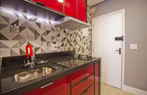 Republica Apartment | Studio c/vaga de garagem