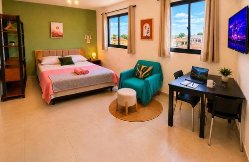 Sao Carlos Apartment | Studio Celena- Rooftop - Ar- Home Office- ate 4