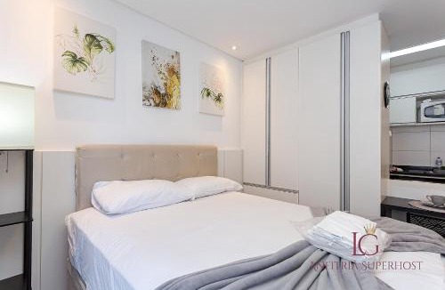 Campina do Siqueira Apartment | Studio com garagem, próximo do Park Barigui, piscina aquecida, academia