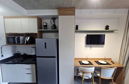 Brooklin Paulista Apartment | Studio Completo com Varanda - Brooklin