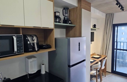 Brooklin Paulista Apartment | Studio Completo com Varanda - Brooklin