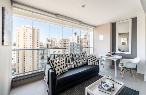 Brooklin Paulista Apartment | Studio High standard, modern and cozy in the heart of Brooklin.