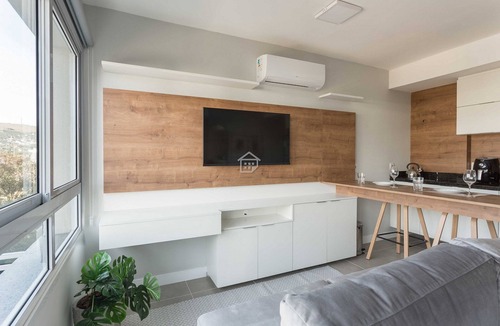 Jardim Botanico Apartment | Studio Minimalista e Fluido no Jardim Botânico