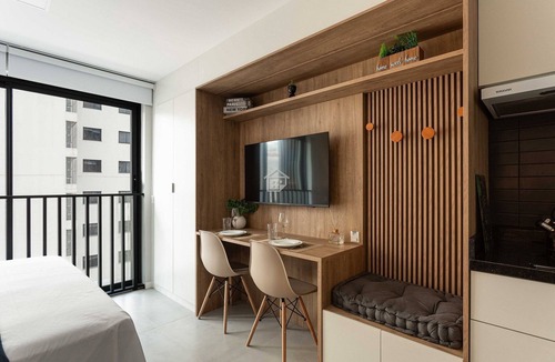 Auxiliadora Apartment | Studio Moderno | Lazer Completo em Porto Alegre