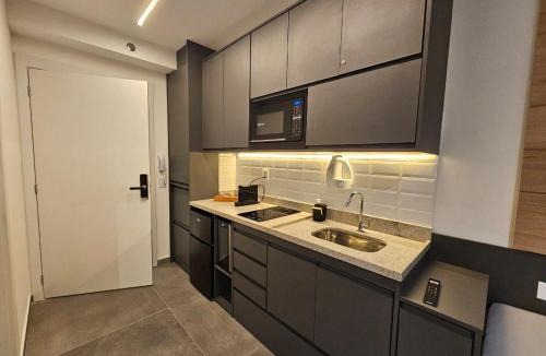 Santo Amaro Apartment | Studio novo ao lado no metrô Brooklin