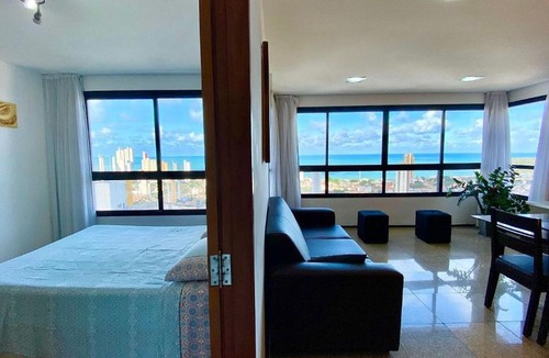 Conjunto ALAGAMAR Apartment | Studio Praia 2201 - NBI - Ponta Negra - Lado Sombra
