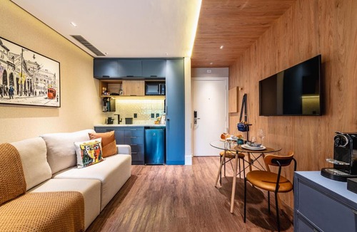 Brooklin Novo Apartment | Studio Premium Berrini - Home Office Executivo - Berrini WTC