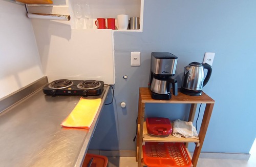 Passo de Torres Cabin | Suite with kitchen, overlooking the lagoon. In Passo de Torres