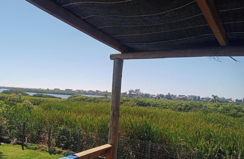 Passo de Torres Cabin | Suite with kitchen, overlooking the lagoon. In Passo de Torres