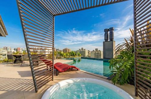 Bigorrilho Apartment | Temple Batel Rooftop Pool 8º Andar