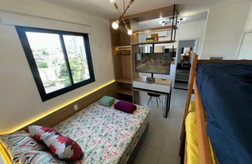 Sao Carlos Apartment | TESLA APT2-Pool, Air, gym, 24-hour portaria