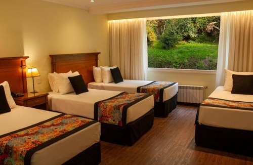 San Carlos de Bariloche Hotel | Three Garden-View Quadruple Rooms + Free Breakfast + Spa Access